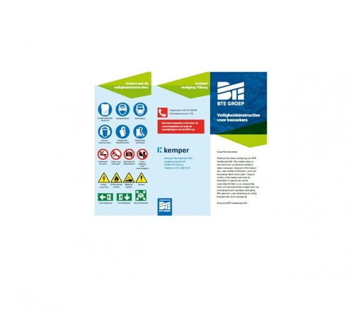 Veiligheidsbrochures voor alle locaties van Kemper