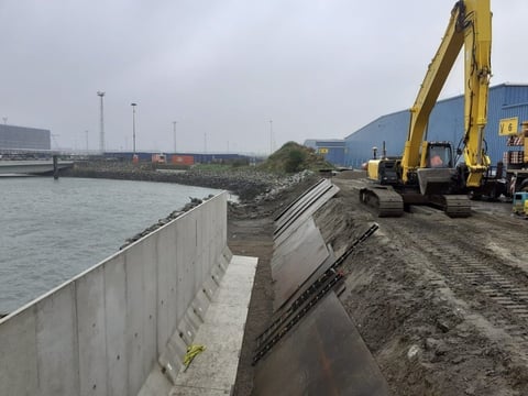 Keerwanden in de zee
