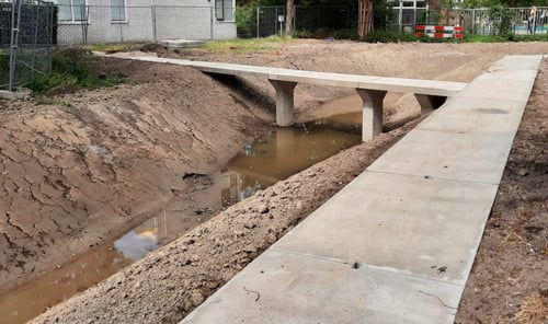 Op platen van Kemper Beton