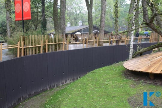 Keerwanden van Kemper in Ouwehands Dierenpark