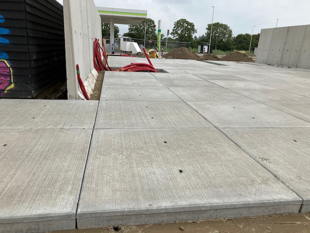 Tankstation Oude Tonge - Keerwanden Kemper Beton